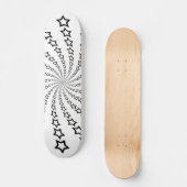 Star Spiral : Black Stars : Skateboard (Recto)