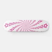 Star Spiral : Étoiles roses : Skateboard (Horz)