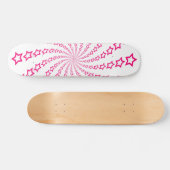 Star Spiral : Étoiles roses : Skateboard (Horz)