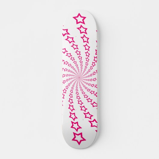 Star Spiral : Étoiles roses : Skateboard (Devant)