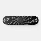 Star Spiral: Witte Sterren: Skateboard (Horizontaal)