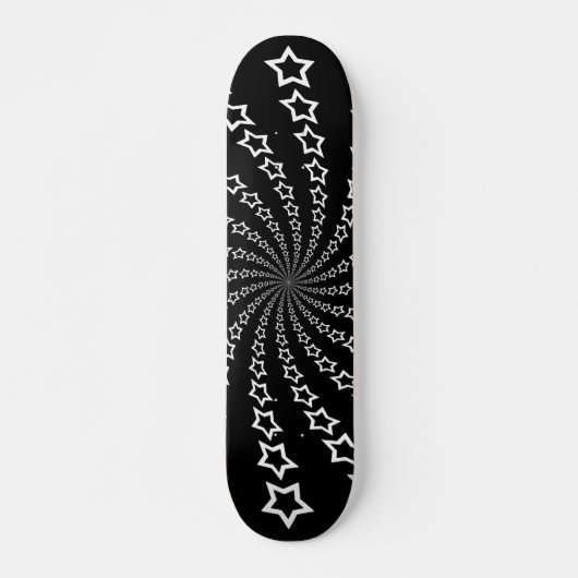 Star Spiral: Witte Sterren: Skateboard (Voorkant)