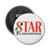STAR St Louis Avian Rescue Coozie Button Flesopener (Voorkant)