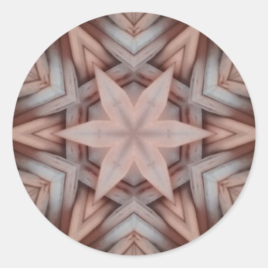 Star Starfish Dream Ronde Sticker (Voorkant)