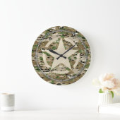 Star Stencil Camouflage Decor Grote Klok (Huis)