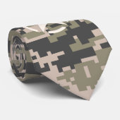 Star Stencil  Decal Digital Camo Style Stropdas (Opgerold)