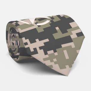 Star Stencil Decal Digital Camo Style Stropdas