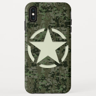 Star Stencil Digital Woodland iPhone XS Max Hoesje