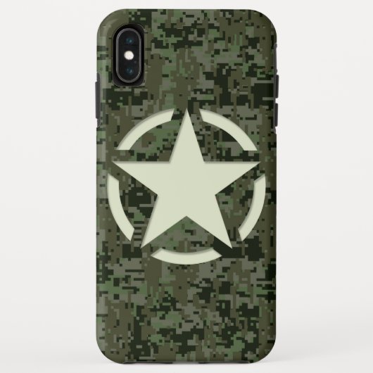 Star Stencil Digital Woodland Case-Mate iPhone Case (Achterkant)