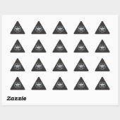 Star Stencil Label Koolstofvezelstijl (Vel)