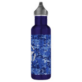 Star Stencil  Navy Blue Digital Camo Waterfles (Rechts)