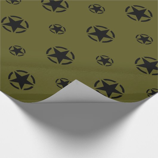Star Stencil Pattern Cadeaupapier (Hoek)