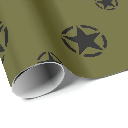 Star Stencil Pattern Cadeaupapier (Rol Hoek)