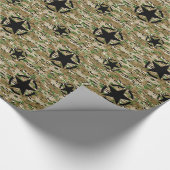 Star Stencil Pattern Cadeaupapier (Hoek)