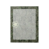 Star Stencil  Symbool Digital Camouflage Notitieblok (Gedraaid)