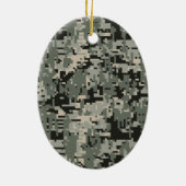 Star Stencil voor digitale camouflage Keramisch Ornament (Achterkant)