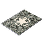 Star Stencil voor digitale camouflage Notitieboek (Linkerzijde)