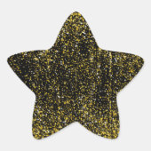 Star Stickers Gold Glitter  (Devant)