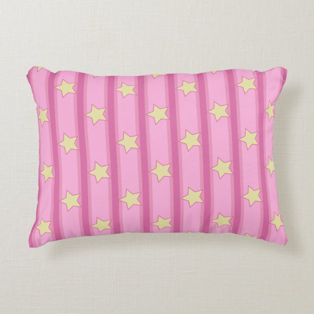 Star Striped Accent Kussen (Voorkant)