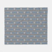 Star Striped Fleece Deken (Voorkant (Horizontaal))
