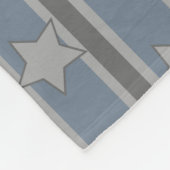 Star Striped Fleece Deken (Hoek)