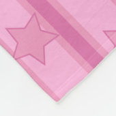 Star Striped Fleece Deken (Hoek)