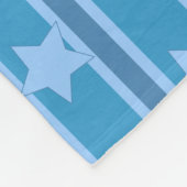 Star Striped Fleece Deken (Hoek)