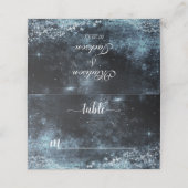 Star Struck Waterverf Galaxy Trouwtafel nummer (Buitenkant ongevouwen)