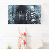 Star Struck Waterverf hemelse bruiloft welkom Spandoek (Insitu)