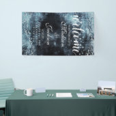 Star Struck Waterverf hemelse bruiloft welkom Spandoek (Beurs)