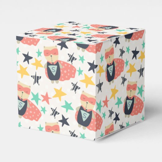 Star Super Hero Bedankdoosjes (Voorkant Zijde)