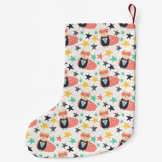 Star Super Hero Kleine Kerstsok (Achterkant)