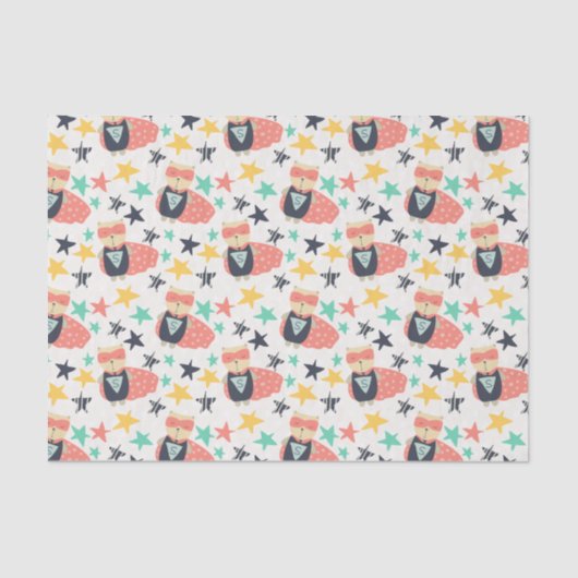 Star Super Hero Tissuepapier (Voorkant)