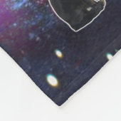 Star Surfer-Cat Chili Pepper Fleece Deken (Hoek)