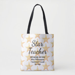 STAR-TEACHER geloofde dat ik de kwaliteit op maat Draagtas
