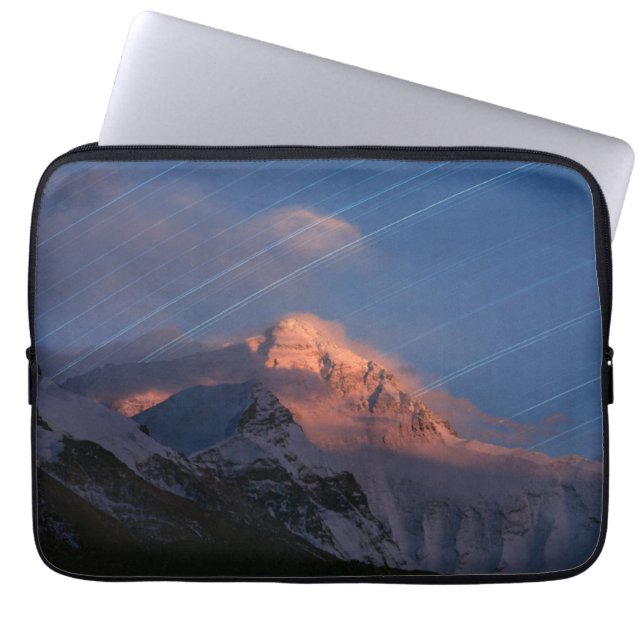 Star Trail Everest Tibet, China Laptop Sleeve (Voorkant)