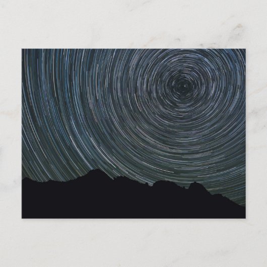 Star Trails Around Polaris | Ingalls Pass Briefkaart (Voorkant)