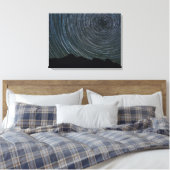 Star Trails Around Polaris Ingalls Pass Canvas Afdruk (Insitu (Slaapkamer))