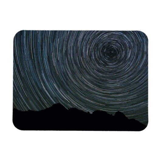 Star Trails Around Polaris Ingalls Pass Magneet (Horizontaal)