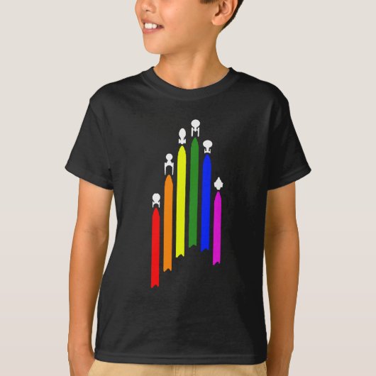 Star Trek Gay Pride T-Shirt (Devant)