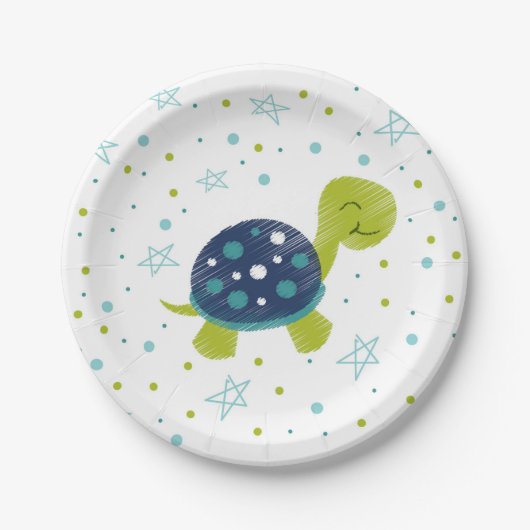 Star Turtle Party Bord (Voorkant)