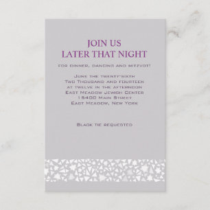 STAR WALL Joodse Bruiloft Receptie Party Kaart