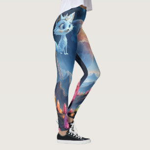 Star Whisper Fox – Bewaarder van Kristal Licht.  Leggings