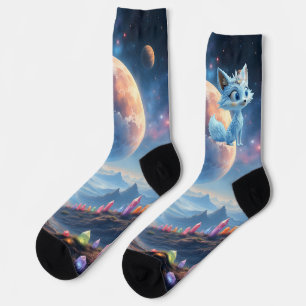 Star Whisper Fox – Bewaarder van Kristal Licht.  Sokken