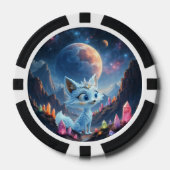 Star Whisper Fox – Keeper of Crystal Light.  Poker Chips (Voorkant)