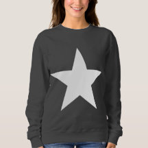 Star (wit) / Sweatshirt voor dames