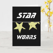 Star Worns Humor Kaart (Gele Bloem)
