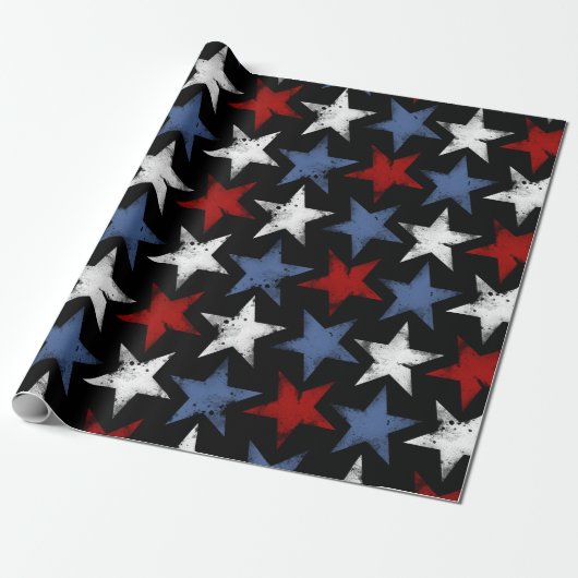 Star Wrapping papier (Uitgerold)