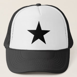 Star - Zwart Wit - Emo - Trucker Hoed Pet