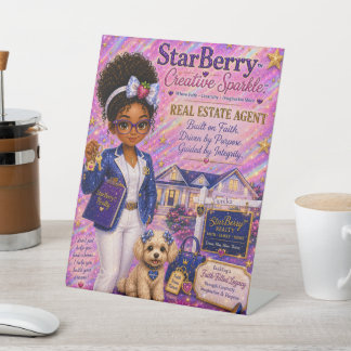 StarBerry Onroerend Goed Agent Piedestalleus Reclamebord Met Voetstuk
